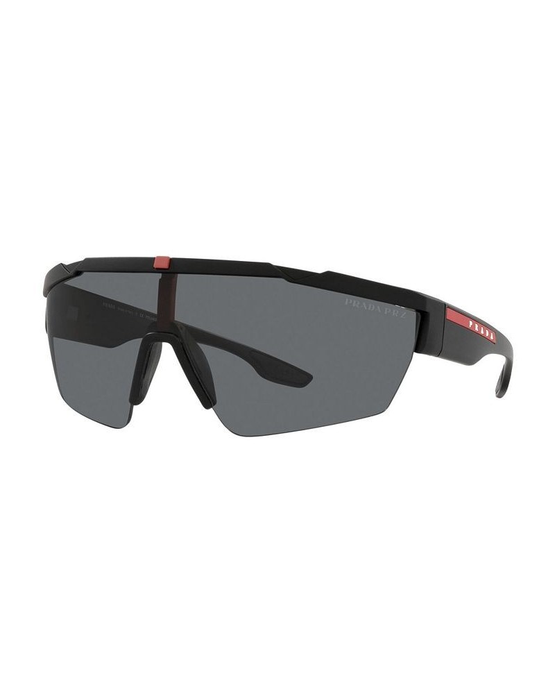 Men's Sunglasses PS 03XS 44 BLACK RUBBER/POLAR GREY $103.53 Mens