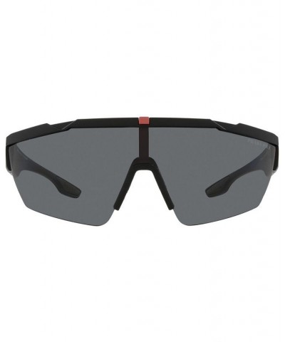 Men's Sunglasses PS 03XS 44 BLACK RUBBER/POLAR GREY $103.53 Mens