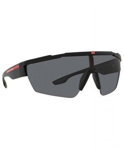 Men's Sunglasses PS 03XS 44 BLACK RUBBER/POLAR GREY $103.53 Mens