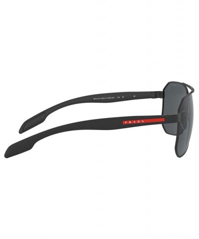 Men's Sunglasses PS 51VS 62 BLACK RUBBER/POLAR GREY $44.33 Mens