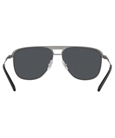 Men's Polarized Sunglasses AN3082 57 GUNMETAL BRUSHED/POLAR GREY $28.50 Mens