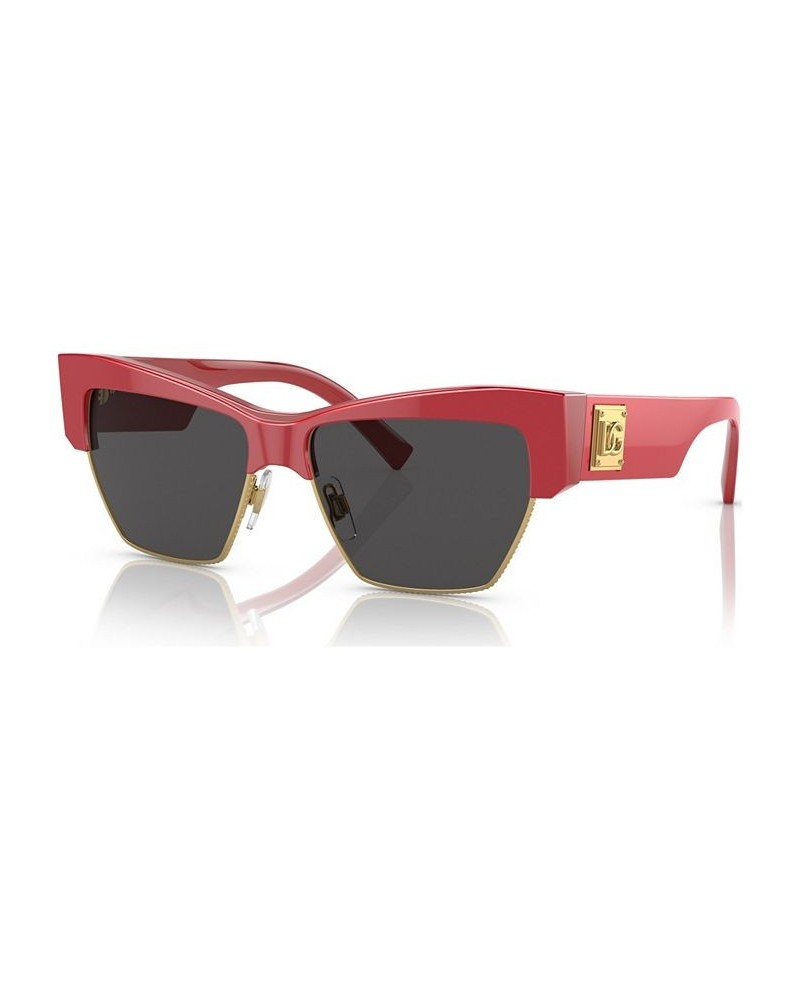 Women's Sunglasses DG441556-X Metallic Red $103.50 Womens