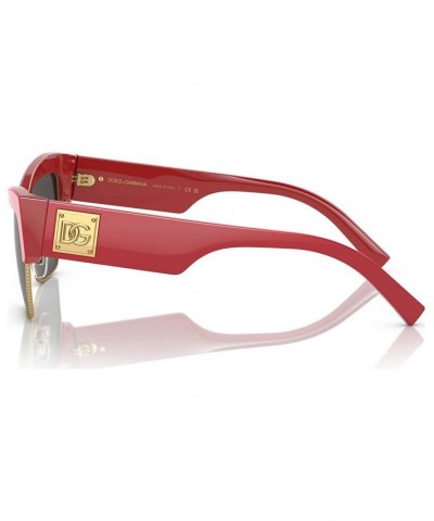 Women's Sunglasses DG441556-X Metallic Red $103.50 Womens