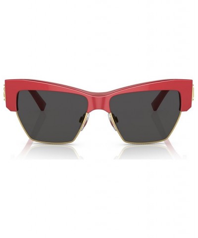 Women's Sunglasses DG441556-X Metallic Red $103.50 Womens