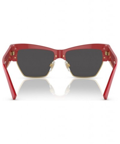 Women's Sunglasses DG441556-X Metallic Red $103.50 Womens