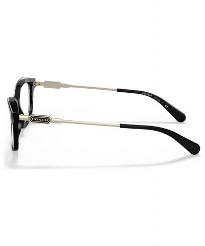 Women's Rectangle Eyeglasses HC6163 Black $45.98 Womens