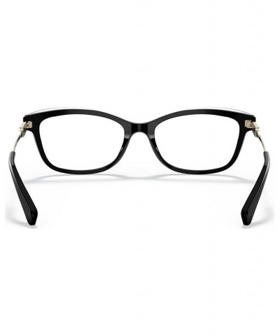 Women's Rectangle Eyeglasses HC6163 Black $45.98 Womens