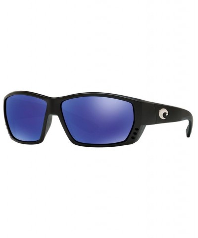 Polarized Sunglasses CDM TUNA ALLEY 66P BLACK MATTE/ BLUE MIRROR POLAR $44.73 Unisex