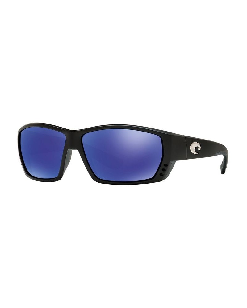 Polarized Sunglasses CDM TUNA ALLEY 66P BLACK MATTE/ BLUE MIRROR POLAR $44.73 Unisex