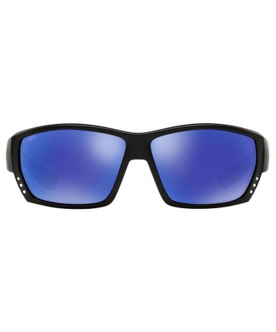 Polarized Sunglasses CDM TUNA ALLEY 66P BLACK MATTE/ BLUE MIRROR POLAR $44.73 Unisex