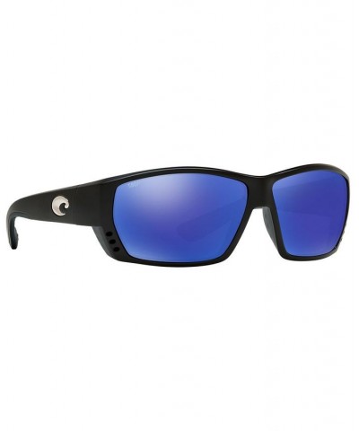 Polarized Sunglasses CDM TUNA ALLEY 66P BLACK MATTE/ BLUE MIRROR POLAR $44.73 Unisex