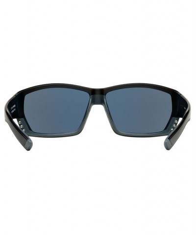 Polarized Sunglasses CDM TUNA ALLEY 66P BLACK MATTE/ BLUE MIRROR POLAR $44.73 Unisex