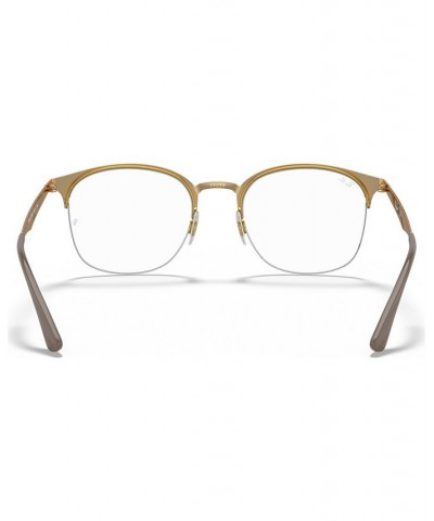 RX6422 Unisex Square Eyeglasses Beige $41.17 Unisex