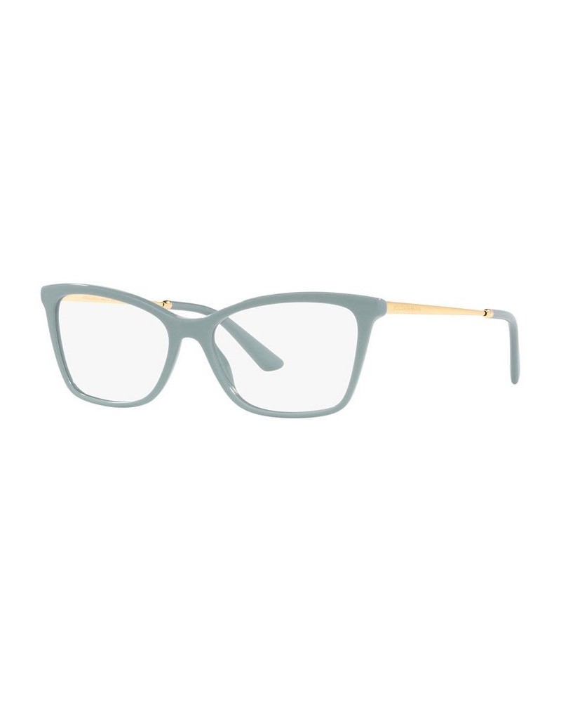 Women's Rectangle Eyeglasses DG334754-O Black $52.06 Womens