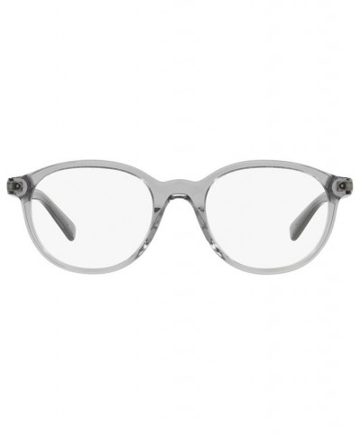 HC6167U Men's Round Eyeglasses Transparent Gray $35.53 Mens