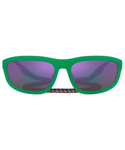 Men's Sunglasses EA4183U 64 Matte Opal Green $38.70 Mens