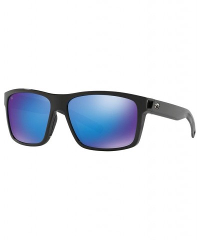 Polarized Sunglasses SLACK TIDE 60 BLACK SHINY/ BLUE MIRROR POLAR $51.12 Unisex