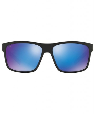 Polarized Sunglasses SLACK TIDE 60 BLACK SHINY/ BLUE MIRROR POLAR $51.12 Unisex