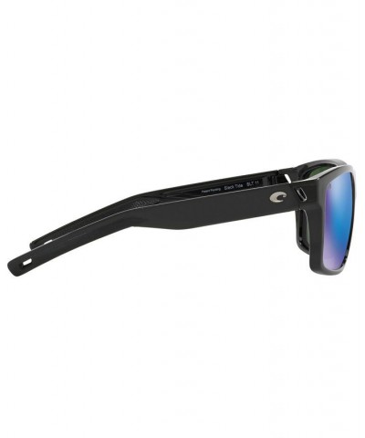 Polarized Sunglasses SLACK TIDE 60 BLACK SHINY/ BLUE MIRROR POLAR $51.12 Unisex