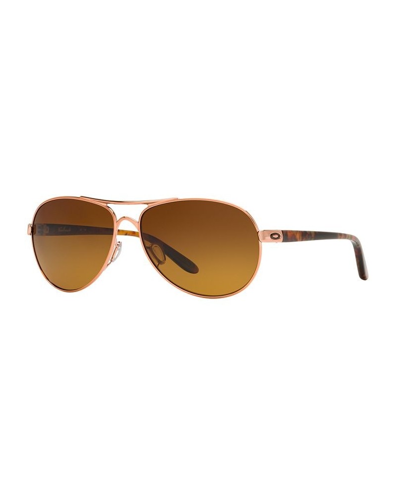 FEEDBACK Polarized Sunglasses OO4079 GOLD PINK/ BROWN GRADIENT POLAR $57.50 Unisex