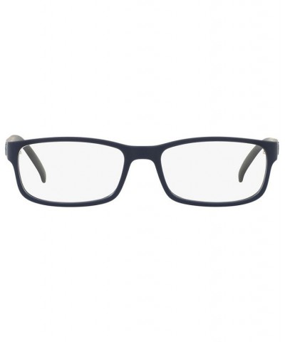 PH2154 Men's Rectangle Eyeglasses Matte Navy Blue $38.40 Mens