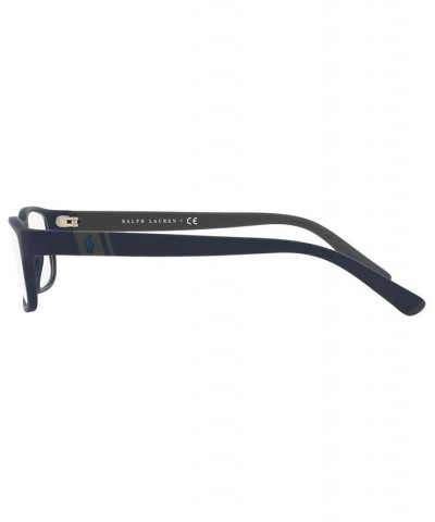 PH2154 Men's Rectangle Eyeglasses Matte Navy Blue $38.40 Mens