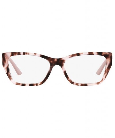 PR11YV Women's Irregular Eyeglasses Caramel Tortoise $36.84 Womens