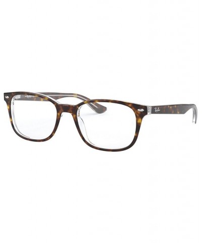 RX5375 Unisex Square Eyeglasses Havana $36.29 Unisex