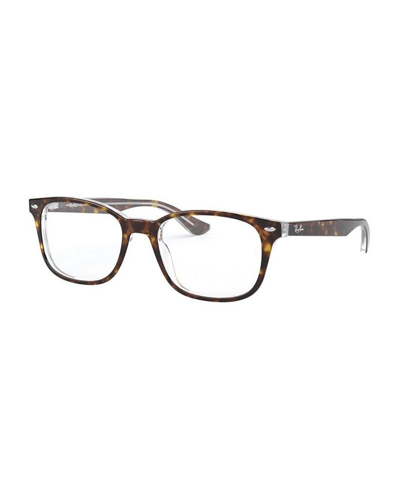 RX5375 Unisex Square Eyeglasses Havana $36.29 Unisex