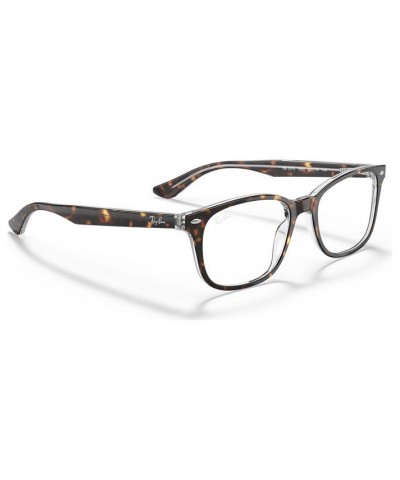 RX5375 Unisex Square Eyeglasses Havana $36.29 Unisex