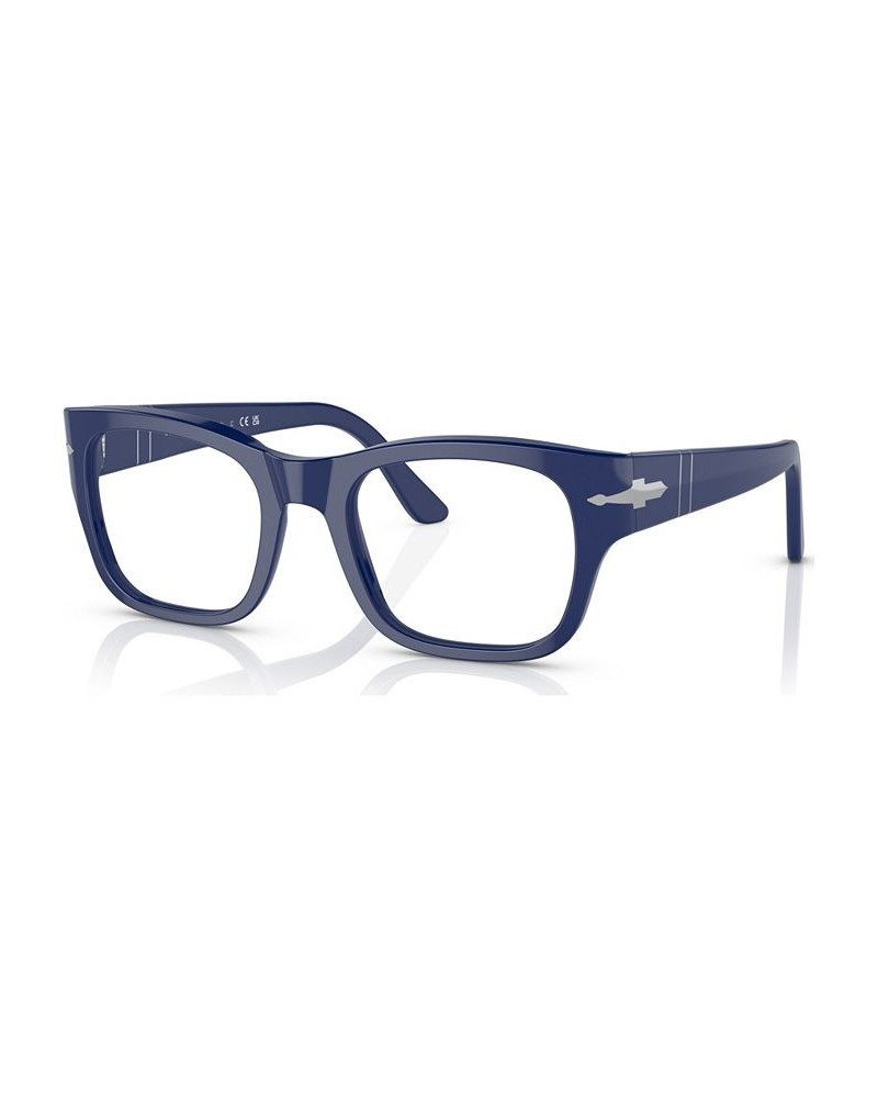 Unisex Rectangle Eyeglasses PO3297V50-O Green $39.00 Unisex