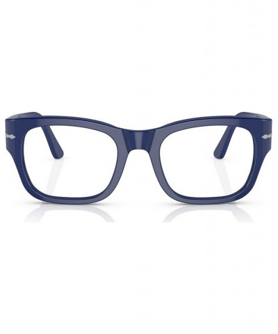 Unisex Rectangle Eyeglasses PO3297V50-O Green $39.00 Unisex