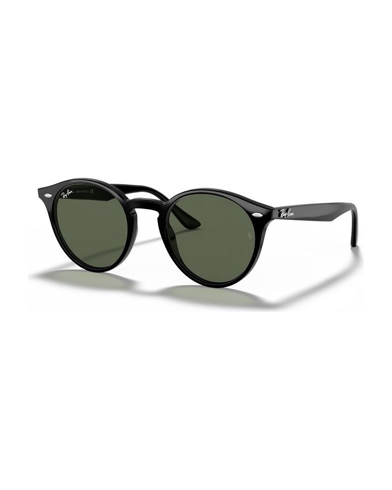 Women's Low Bridge Fit Sunglasses RB2180 49 Black $37.75 Womens