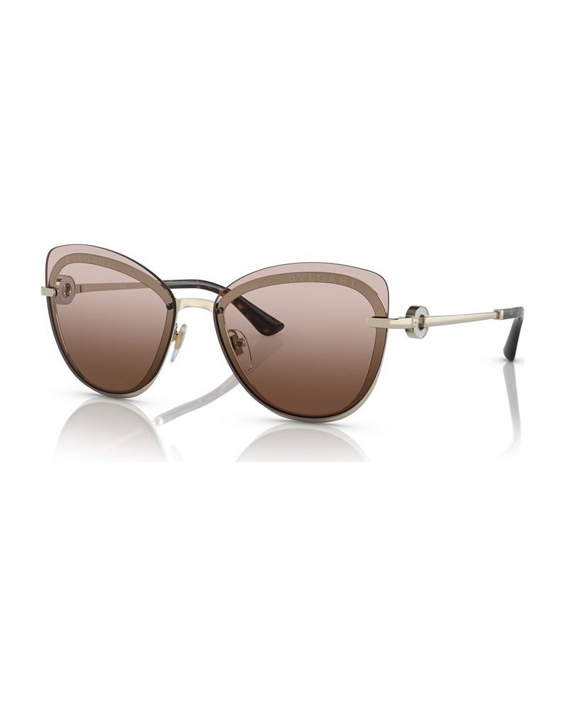 Women's Sunglasses BV6182B60-Y Pale Gold Tone $78.37 Womens