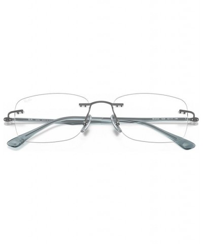 RX8725 Unisex Rectangle Eyeglasses Brown $33.60 Unisex