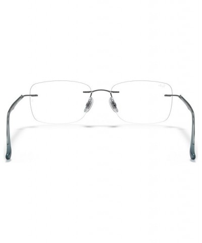 RX8725 Unisex Rectangle Eyeglasses Brown $33.60 Unisex