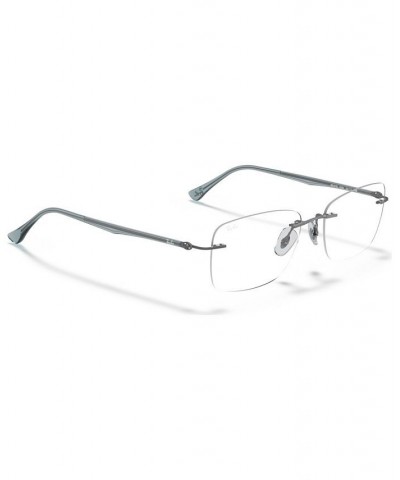 RX8725 Unisex Rectangle Eyeglasses Brown $33.60 Unisex