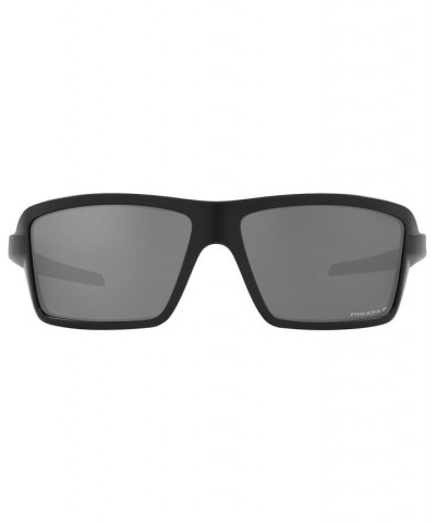 Men's Polarized Sunglasses OO9129 Cables 63 Matte Black $36.10 Mens