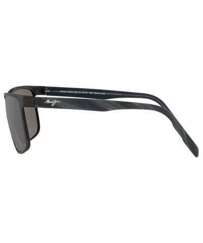 Men's Polarized Sunglasses MJ000671 61 Wana Black Matte $38.39 Mens