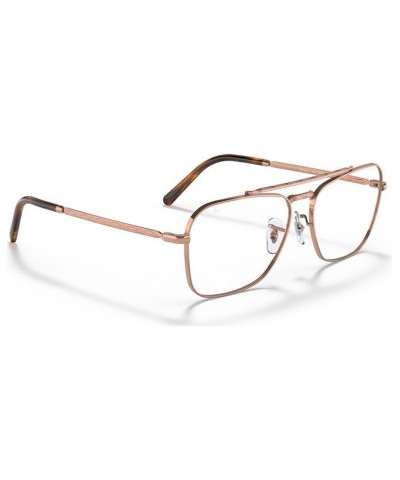 Unisex Square Eyeglasses RX3636V55-O Rose Gold Tone $48.33 Unisex