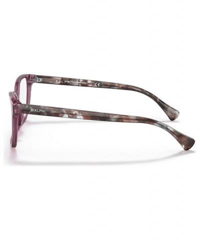 Women's Pillow Eyeglasses RA7137U Shiny Transparent Violet $29.21 Womens