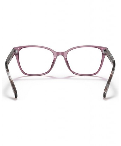 Women's Pillow Eyeglasses RA7137U Shiny Transparent Violet $29.21 Womens