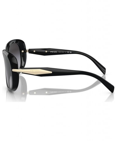 Women's Sunglasses PR 04ZS57-Y Black $51.36 Womens