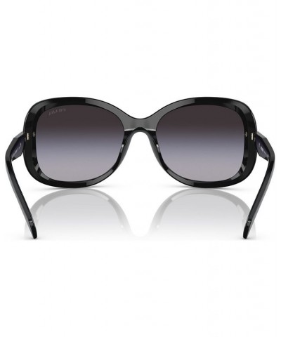 Women's Sunglasses PR 04ZS57-Y Black $51.36 Womens