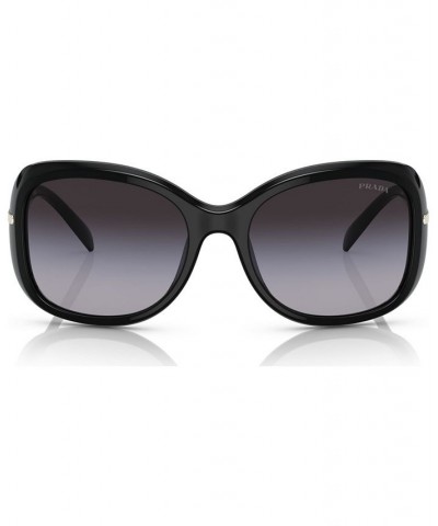 Women's Sunglasses PR 04ZS57-Y Black $51.36 Womens