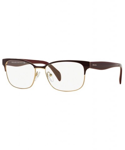 PR 65RV Women's Rectangle Eyeglasses Brown Gold $89.88 Womens