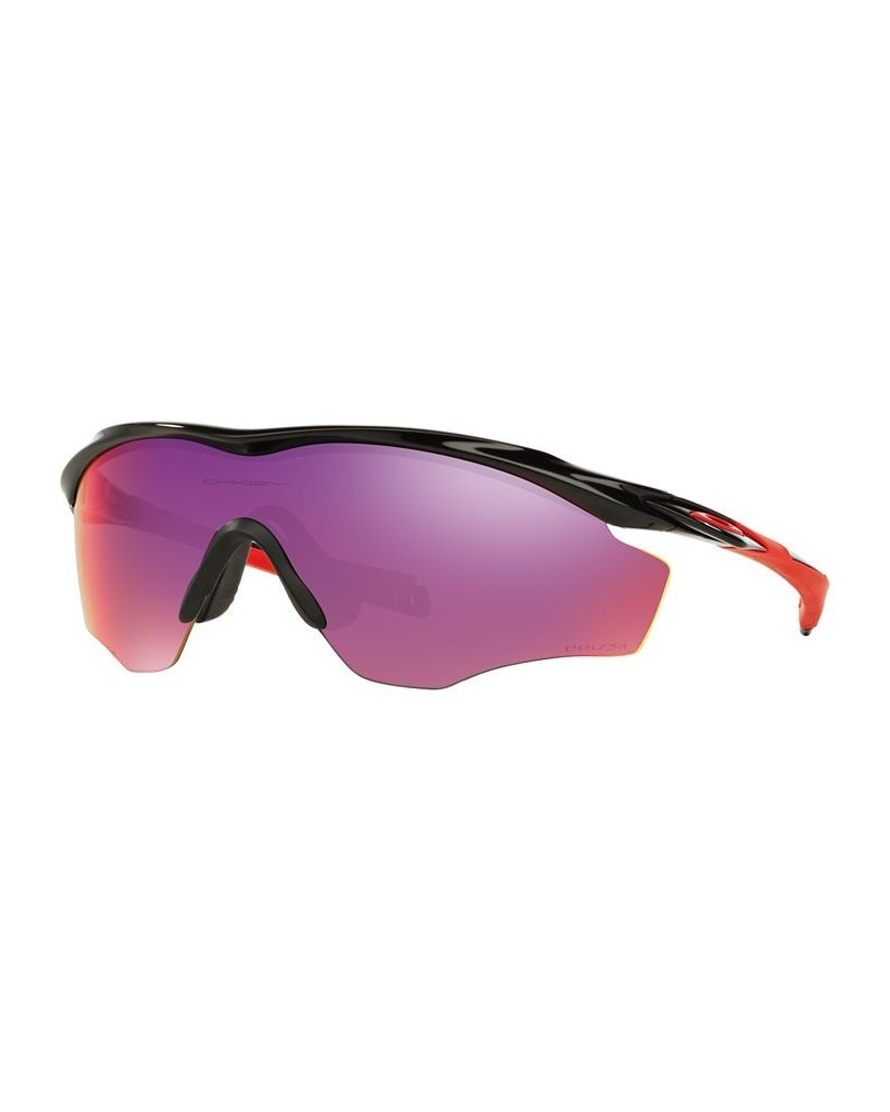 M2 FRAME XL PRIZM ROAD Sunglasses OO9343 BLACK SHINY/RED MIRROR $46.76 Unisex