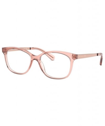 MK4035 Ambrosine Women's Rectangle Eyeglasses Transparent Mulberry $25.22 Womens