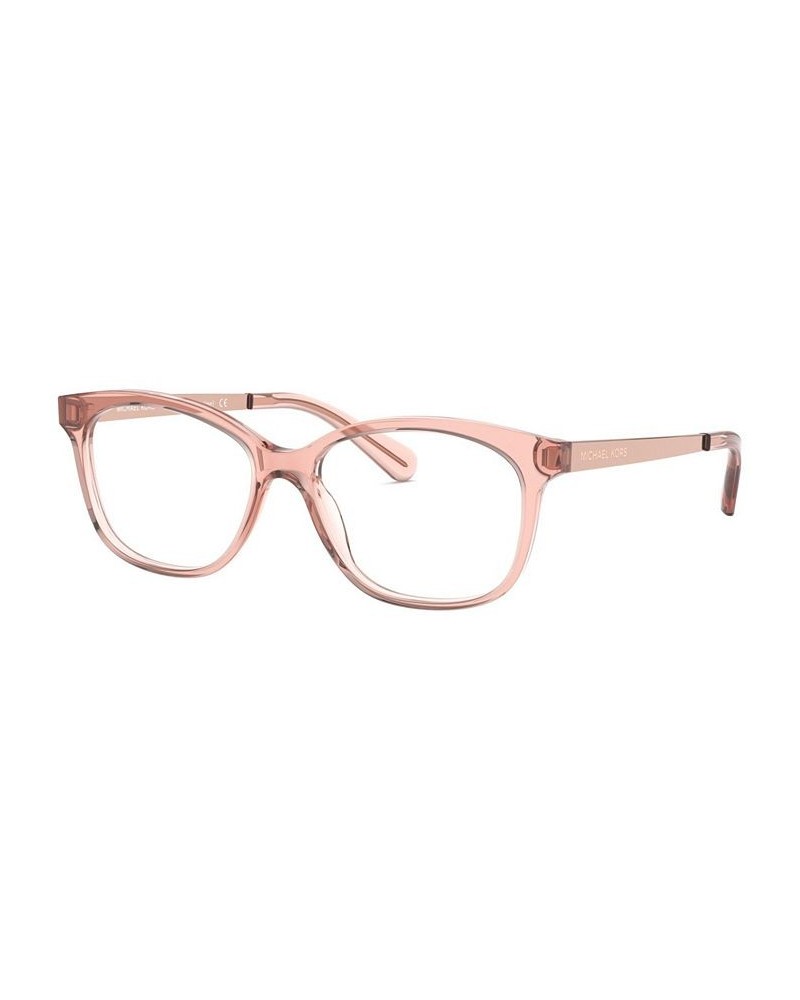 MK4035 Ambrosine Women's Rectangle Eyeglasses Transparent Mulberry $25.22 Womens