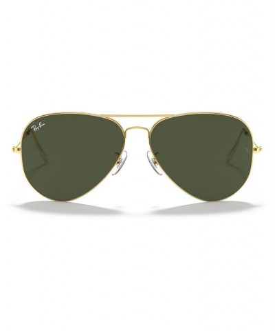 Sunglasses RB3026 AVIATOR LARGE GOLD/GREEN $45.64 Unisex